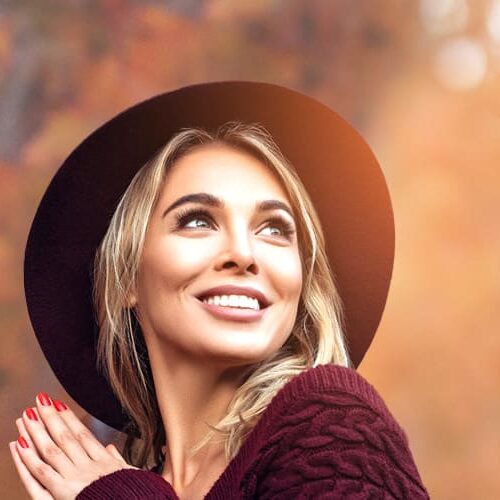 Pretty Lady smiling - Orthodontics by Dr. Ken Lawrence in Mentor, OH